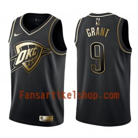 NBA Oklahoma City Thunder Trikot Jerami Grant 9 Nike Schwarz Golden Edition Swingman - Herren